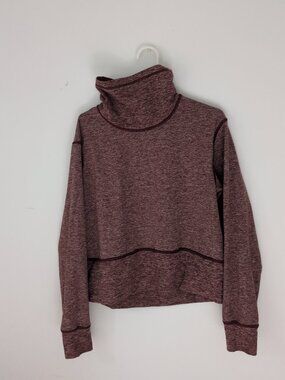 Lululemon cropped cowl neck sweater